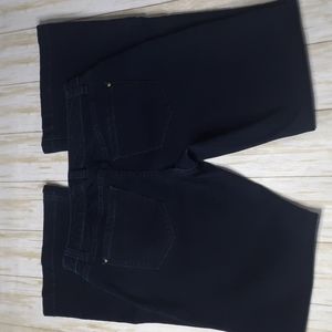 Mossimo Flare Premium Denim Fit 4 Size 6 Dark Navy Blue Jeans